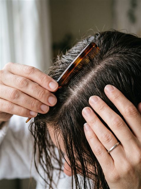 Prepare your scalp