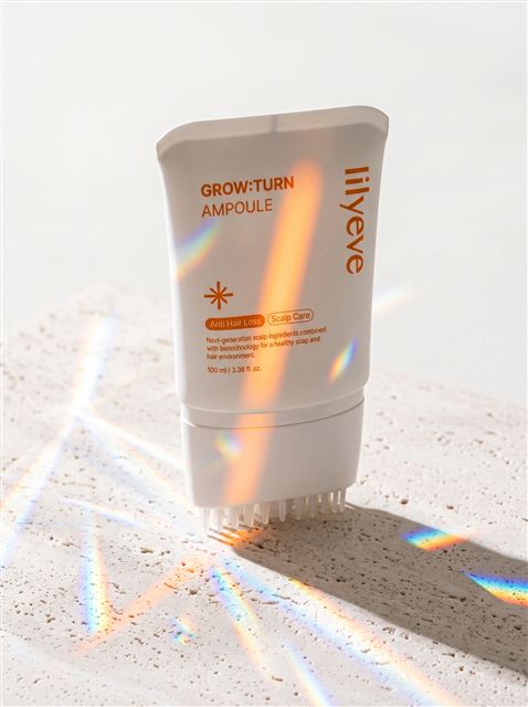Applying Grow:Turn to the scalp